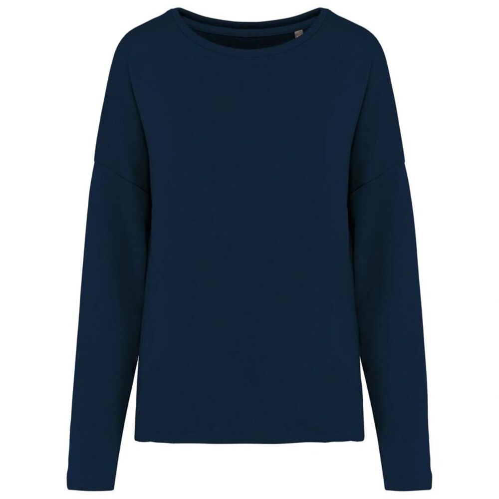 Kariban Womens/Ladies Oversized Sweatshirt / Navy